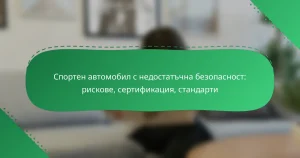 Спортен автомобил с недостатъчна безопасност: рискове, сертификация, стандарти