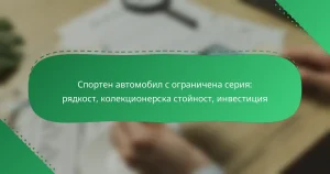 Спортен автомобил с ограничена серия: рядкост, колекционерска стойност, инвестиция